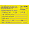 Sunair LABEL SYSTEM GUARD A/C Repair Tool SYSTEM GUARD STANDARD YELLOW ID LBL