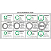Sunair CP4012 A/C O-Ring Kit A/C O-Ring Box Kit - FORD STANDARD / METRIC