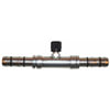 Sunair FF14232 A/C Refrigerant Hose Fitting Splicer w/Switch Port (7/16-20) EZ Clip Ftg Kit (#10-10Hose)
