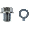Dorman 090-033CD Engine Oil Drain Plug Oil Drain Plug Standard M14-1.50, Head Size 17mm