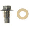 Dorman 090-052CD Engine Oil Drain Plug Oil Drain Plug Pilot Point 1/2-20, Head Size 9/16 In.