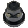 Dorman 611-615.1 Wheel Fastener Cover Black Wheel Nut Cover M24-2.0, Hex 19mm