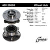 Centric 400.39008 Wheel Bearing and Hub Assembly Centric Premium Hub and Bearing Assembly without ABS