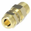 Weatherhead 1341 Hydraulic Hose Bulkhead Coupling Male 1/2-14 NPTF Female 1/4-18 NPTF Brass