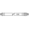 Weatherhead 38166-04200 Hydraulic Hose Eaton Weatherhead Airbrake Hose and Tubing Air Brake Air Chamber Hose Line