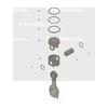 4089386 by CUMMINS - The Cummins Engine Piston Kit 4089386 is used primarily on EPA02 Automotive 11 liter ISM/QSM engines