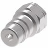 LL2K16 by WEATHERHEAD - HK/FD45 Series Hydraulic Coupling / Adapter - Male, 0.75" hex, 1/4-18 NPTF thread, 2-way valve