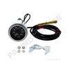 PAI 0514 Fuel and Water Temperature Gauge Set Water Temperature Gauge - Mechanical 72in Tube Chrome Bezel 2-1/8in Dashboard