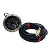 0516 by PAI - Engine Coolant Temperature Gauge - 100-265 psi, Chrome Bezel, with Mounting Hardware