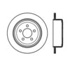 Centric 120.6307 Disc Brake Rotor Centric Premium Brake Rotor