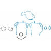 Fel-Pro TCS 45011 Engine Timing Cover Gasket Set Engine Timing Cover Gasket Set