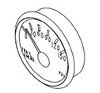 A22-71046-100 by FREIGHTLINER - Brake Pressure Gauge - Air Pressure, Instrument Cluster Unit 4, Primary, Air, Bright