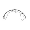 Centric 111.0952 Parking Brake Shoe Premium Parking Brake Shoes