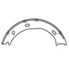 Centric 111.0866 Parking Brake Shoe Premium Parking Brake Shoes