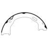 Centric 111.0745 Parking Brake Shoe Premium Parking Brake Shoes