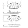 Centric 106.14440 Disc Brake Pad Set PosiQuiet Extended Wear