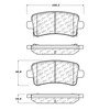Centric 106.14300 Disc Brake Pad Set PosiQuiet Extended Wear