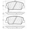 Centric 106.14130 Disc Brake Pad Set PosiQuiet Extended Wear