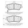 Centric 106.13520 Disc Brake Pad Set POSIQUIET EXTEND