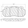 Centric 106.1312 Disc Brake Pad Set Heavy Duty 23K Air Disc Brake Pad