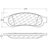 Centric 106.1334 Disc Brake Pad Set Posi-Quiet Extended Wear Brake Pads with Shims and Hardware