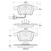 Centric 106.09151 Disc Brake Pad Set PosiQuiet Extended Wear