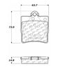 106.07790 by CENTRIC - Posi Quiet Semi-Metallic Brake Pads with Hardware