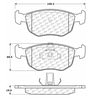 Centric 106.07620 Disc Brake Pad Set POSIQUIET EXTEND