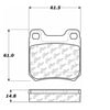 Centric 106.07090 Disc Brake Pad Set PosiQuiet Extended Wear