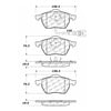 Centric 106.06871 Disc Brake Pad Set Posi Quiet Semi-Metallic Brake Pads with Hardware