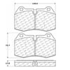 Centric 106.06390 Disc Brake Pad Set PosiQuiet Extended Wear