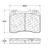Centric 106.05610 Disc Brake Pad Set PosiQuiet Extended Wear