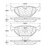 Centric 106.03960 Disc Brake Pad Set PosiQuiet Extended Wear