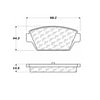 Centric 106.03290 Disc Brake Pad Set PosiQuiet Extended Wear