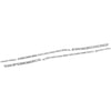 TRUX TF-1023 Sleeper Side Panel Trim Cab, Sleeper & Extension Panel Kit, 72", with 44 x 3/4" Button Light Holes, for