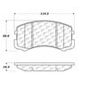104.09040 by CENTRIC - PosiQuiet Semi Met Pads