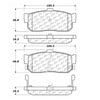 104.05400 by CENTRIC - PosiQuiet Semi Met Pads