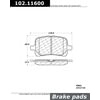 Centric 102.11600 Disc Brake Pad Set CTek Brake Pads
