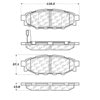 Centric 100.10440 Disc Brake Pad Set OEM Brake Pads