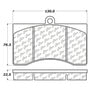 100.10900 by CENTRIC - OEM Brake Pads