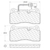 Centric 100.10730 Disc Brake Pad Set OEM Brake Pads