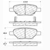 100.09650 by CENTRIC - OEM Brake Pads