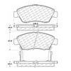 Centric 100.09040 Disc Brake Pad Set Posi Quiet Ceramic Brake Pads with Shims and Hardware
