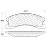 Centric 100.09000 Disc Brake Pad Set OEM Brake Pads
