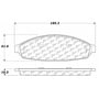 100.08880 by CENTRIC - OEM Brake Pads