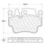 100.09300 by CENTRIC - OEM Brake Pads