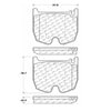 100.09230 by CENTRIC - Posi Quiet Ceramic Brake Pads with Shims and Hardware