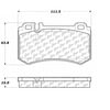 100.09240 by CENTRIC - OEM Brake Pads