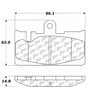 100.08230 by CENTRIC - OEM Brake Pads