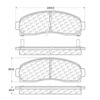 Centric 100.07930 Disc Brake Pad Set Posi Quiet Ceramic Brake Pads with Shims and Hardware